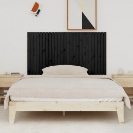 Acquista Testiera da Parete Nera 166x3x90 cm in Legno Massello di Pino con riferimento GHV-824912 della ditta GARDENHOME
