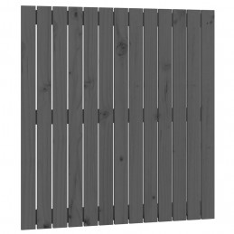 Acquista Testiera da Parete Grigia 82,5x3x90cm in Legno Massello di Pino con riferimento GHV-824905 della ditta GARDENHOME