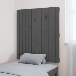Acquista Testiera da Parete Grigia 82,5x3x90cm in Legno Massello di Pino con riferimento GHV-824905 della ditta GARDENHOME