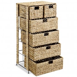 Acquista Armadietto Portaoggetti 6 Cesti 47x37x100 cm Giacinto d'Acqua con riferimento GHV-245493 della ditta GARDENHOME