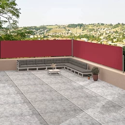 Acquista Tenda Laterale Retrattile Rossa 117x1200 cm con riferimento GHV-318059 della ditta GARDENHOME
