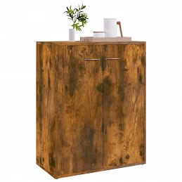 Acquista Credenza Rovere Fumo 60x30x75 cm in Legno Multistrato con riferimento GHV-815378 della ditta GARDENHOME