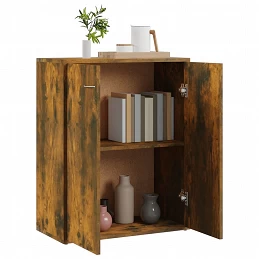 Acquista Credenza Rovere Fumo 60x30x75 cm in Legno Multistrato con riferimento GHV-815378 della ditta GARDENHOME