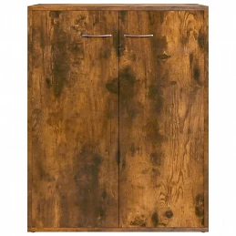Acquista Credenza Rovere Fumo 60x30x75 cm in Legno Multistrato con riferimento GHV-815378 della ditta GARDENHOME
