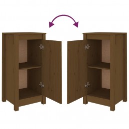 Acquista Credenze 2 pz Miele 40x35x80 cm in Legno Massello di Pino con riferimento GHV-813731 della ditta GARDENHOME