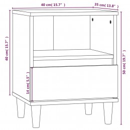 Acquista Comodino Nero 40x35x50 cm con riferimento GHV-821796 della ditta GARDENHOME