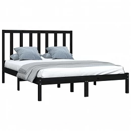 Acquista Giroletto Nero in Legno Massello di Pino 140x190 cm con riferimento GHV-3105144 della ditta GARDENHOME