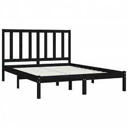 Acquista Giroletto Nero in Legno Massello di Pino 140x190 cm con riferimento GHV-3105144 della ditta GARDENHOME