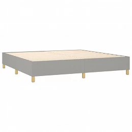 Acquista Letto a Molle Materasso e LED Grigio Chiaro 200x200 cm Tessuto con riferimento GHV-3139141 della ditta GARDENHOME