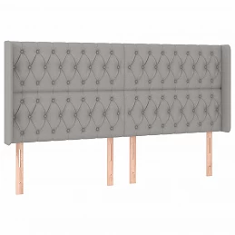 Acquista Letto a Molle Materasso e LED Grigio Chiaro 200x200 cm Tessuto con riferimento GHV-3139141 della ditta GARDENHOME
