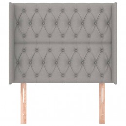 Acquista Testiera ad Orecchio Grigio Chiaro 93x16x118/128 cm in Tessuto con riferimento GHV-3119898 della ditta GARDENHOME