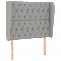 Acquista Testiera ad Orecchio Grigio Chiaro 93x23x118/128 cm in Tessuto con riferimento GHV-3118274 della ditta GARDENHOME