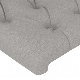 Acquista Testiera ad Orecchio Grigio Chiaro 93x23x118/128 cm in Tessuto con riferimento GHV-3118274 della ditta GARDENHOME