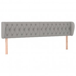 Acquista Testiera ad Orecchio Grigio Chiaro 203x23x78/88 cm in Tessuto con riferimento GHV-3117502 della ditta GARDENHOME