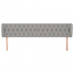 Acquista Testiera ad Orecchio Grigio Chiaro 203x23x78/88 cm in Tessuto con riferimento GHV-3117502 della ditta GARDENHOME