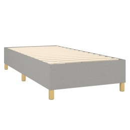 Acquista Letto a Molle Materasso e LED Grigio Chiaro 90x200 cm Tessuto con riferimento GHV-3139085 della ditta GARDENHOME