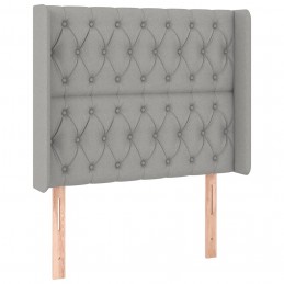 Acquista Letto a Molle Materasso e LED Grigio Chiaro 90x200 cm Tessuto con riferimento GHV-3139085 della ditta GARDENHOME
