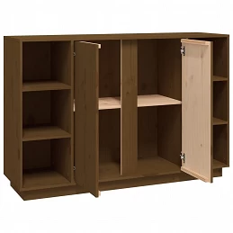 Acquista Credenza Miele 120x35x80 cm in Legno Massello di Pino con riferimento GHV-814502 della ditta GARDENHOME