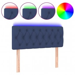 Acquista Testiera a LED Blu 90x7x78/88 cm in Tessuto con riferimento GHV-3121936 della ditta GARDENHOME