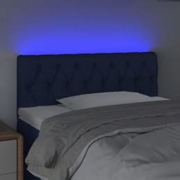 Acquista Testiera a LED Blu 90x7x78/88 cm in Tessuto con riferimento GHV-3121936 della ditta GARDENHOME
