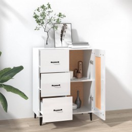 Acquista Credenza 69,5x34x90 cm in Legno Multistrato Bianco Lucido con riferimento GHV-812237 della ditta GARDENHOME