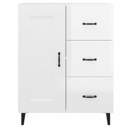 Acquista Credenza 69,5x34x90 cm in Legno Multistrato Bianco Lucido con riferimento GHV-812237 della ditta GARDENHOME