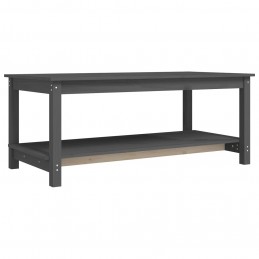 Acquista Tavolino da Salotto Grigio 110x55x45 cm Legno Massello di Pino con riferimento GHV-822274 della ditta GARDENHOME