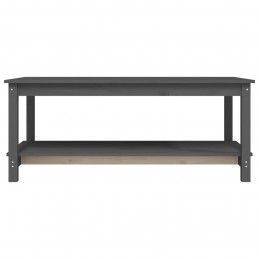 Acquista Tavolino da Salotto Grigio 110x55x45 cm Legno Massello di Pino con riferimento GHV-822274 della ditta GARDENHOME