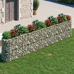 Acquista Gabbione con Letto Rialzato in Acciaio Zincato 470x50x100 cm con riferimento GHV-152037 della ditta GARDENHOME