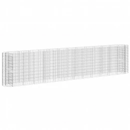 Acquista Gabbione con Letto Rialzato in Acciaio Zincato 470x50x100 cm con riferimento GHV-152037 della ditta GARDENHOME