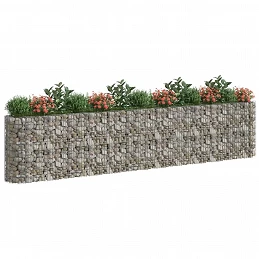Acquista Gabbione con Letto Rialzato in Acciaio Zincato 470x50x100 cm con riferimento GHV-152037 della ditta GARDENHOME