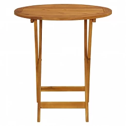 Acquista Tavolo da Giardino Pieghevole 70 cm in Massello di Acacia con riferimento GHV-313596 della ditta GARDENHOME