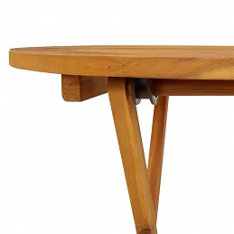 Acquista Tavolo da Giardino Pieghevole 70 cm in Massello di Acacia con riferimento GHV-313596 della ditta GARDENHOME