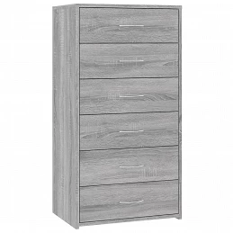 Acquista Credenza 6 Cassetti Grigio Sonoma 50x34x96 cm Legno Multistrato con riferimento GHV-815364 della ditta GARDENHOME