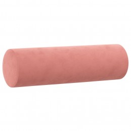 Acquista Cuscini Decorativi 2 pz Rosa Ø15x50 cm in Velluto con riferimento GHV-349512 della ditta GARDENHOME