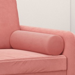 Acquista Cuscini Decorativi 2 pz Rosa Ø15x50 cm in Velluto con riferimento GHV-349512 della ditta GARDENHOME