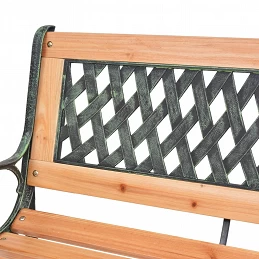 Acquista Panchina da Giardino 122 cm in Legno con riferimento GHV-40262 della ditta GARDENHOME