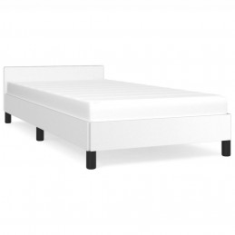 Acquista Giroletto con Testiera Bianco 100x200 cm in Similpelle con riferimento GHV-347484 della ditta GARDENHOME