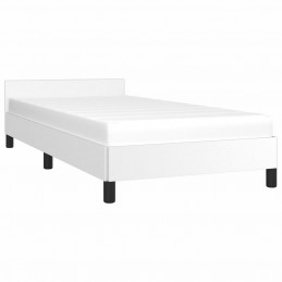 Acquista Giroletto con Testiera Bianco 100x200 cm in Similpelle con riferimento GHV-347484 della ditta GARDENHOME