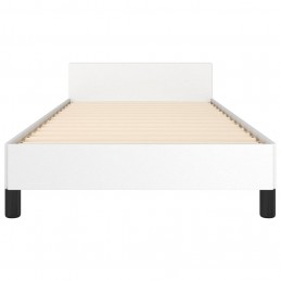 Acquista Giroletto con Testiera Bianco 100x200 cm in Similpelle con riferimento GHV-347484 della ditta GARDENHOME