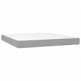 Acquista Giroletto a Molle con Materasso Grigio Chiaro160x200 cm Tessuto con riferimento GHV-3128773 della ditta GARDENHOME