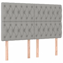 Acquista Giroletto a Molle con Materasso Grigio Chiaro160x200 cm Tessuto con riferimento GHV-3128773 della ditta GARDENHOME