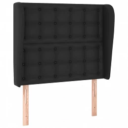 Acquista Testiera ad Orecchio Nera 83x23x118/128 cm in Similpelle con riferimento GHV-3118028 della ditta GARDENHOME