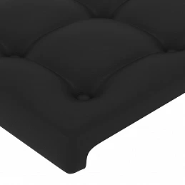Acquista Testiera ad Orecchio Nera 83x23x118/128 cm in Similpelle con riferimento GHV-3118028 della ditta GARDENHOME