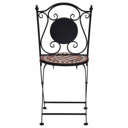 Acquista Sedie da Bistrò con Mosaico 2 pz Marroni in Ceramica con riferimento GHV-46714 della ditta GARDENHOME