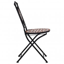Acquista Sedie da Bistrò con Mosaico 2 pz Marroni in Ceramica con riferimento GHV-46714 della ditta GARDENHOME