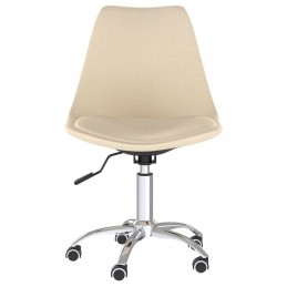 Acquista Sedie da Pranzo Girevoli 2 pz Crema in Tessuto con riferimento GHV-338359 della ditta GARDENHOME