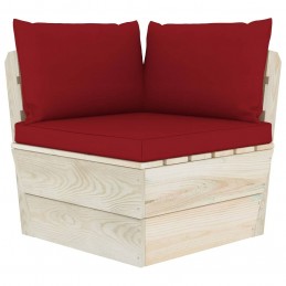 Acquista Cuscini per Divano Pallet 3 pz Rosso Vino in Tessuto con riferimento GHV-315073 della ditta GARDENHOME