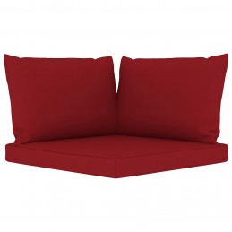 Acquista Cuscini per Divano Pallet 3 pz Rosso Vino in Tessuto con riferimento GHV-315073 della ditta GARDENHOME
