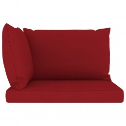 Acquista Cuscini per Divano Pallet 3 pz Rosso Vino in Tessuto con riferimento GHV-315073 della ditta GARDENHOME